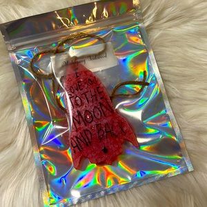 I love you to the moon and back car Freshie